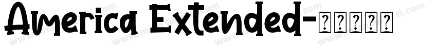 America Extended字体转换